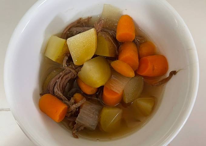 Easiest Way to Prepare Homemade Jan’s vegetable beef soup