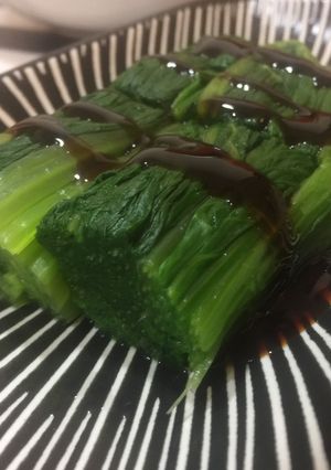 蠔油菠菜 的食譜成品照片