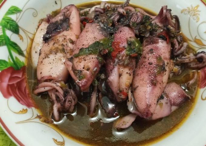 Resep Cumi cumi / cumi hitam Anti Gagal