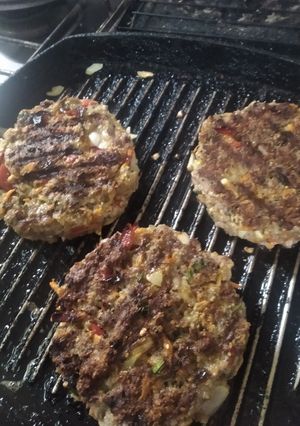 Una foto de Hamburguesas sabrosas