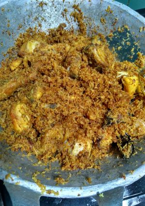 Foto resep Ayam Serundeng Manis Jawa