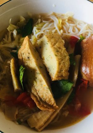 Hình của món Bún chả cá Đà Nẵng.