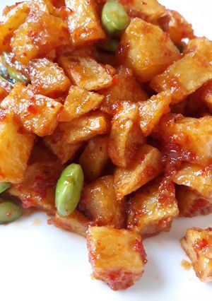 Foto resep Sambal Goreng Kentang Terasi Pete