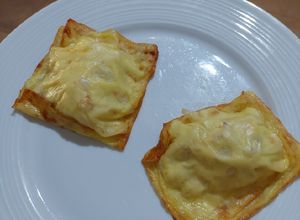 Una foto de Raviolis keto de pollo y queso
