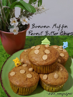 Foto resep Banana Muffin Peanut Butter Chips
