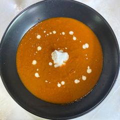 A picture of Garden Fresh Tomato Soup.