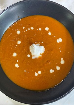A picture of Garden Fresh Tomato Soup.