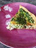 Quiche de jamón serrano, queso la Peral y espinacas