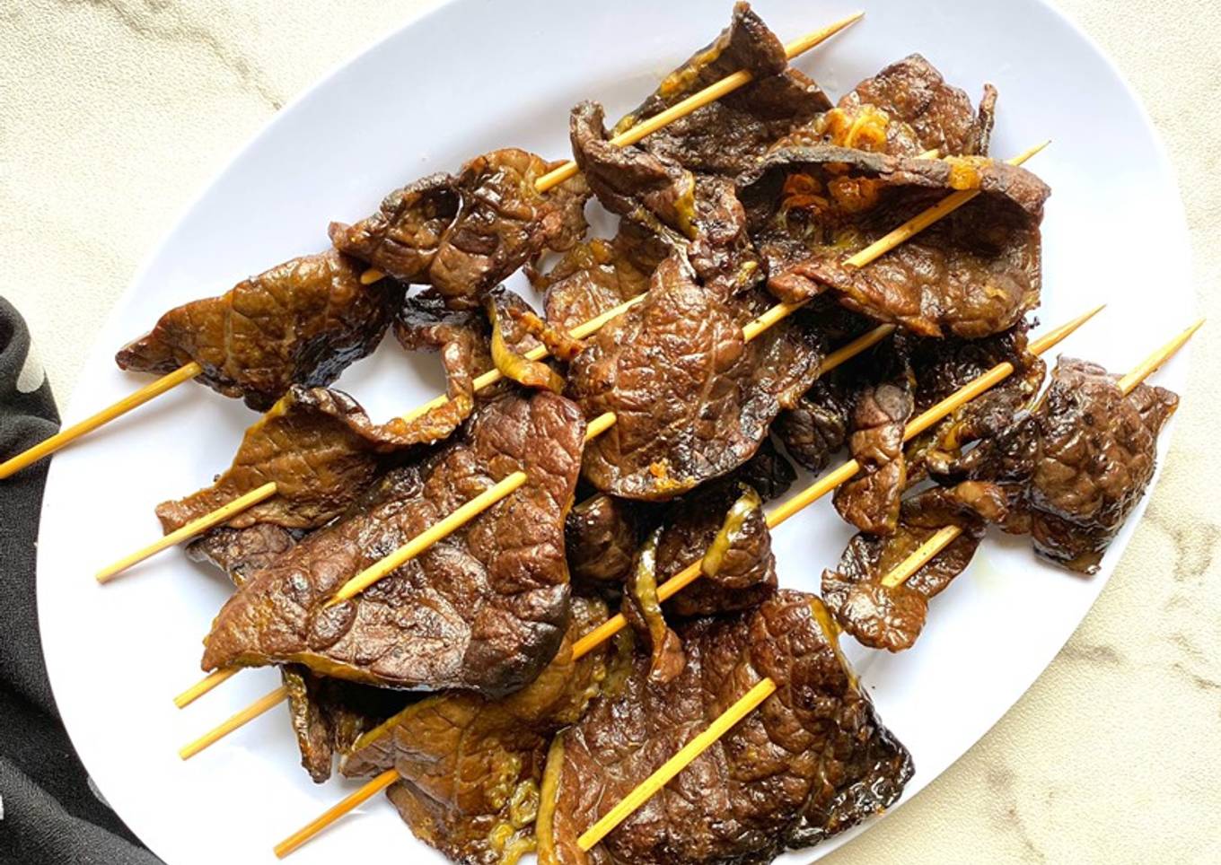 Sate Paru Goreng Ungkep