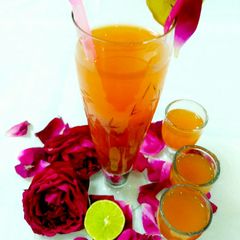 A picture of Poha Rose Mocktail.