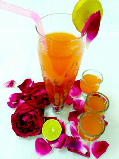 A picture of Poha Rose Mocktail.