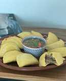 Empanaditas colombianas de res y papa en freidora de aire y con o sin Thermomix