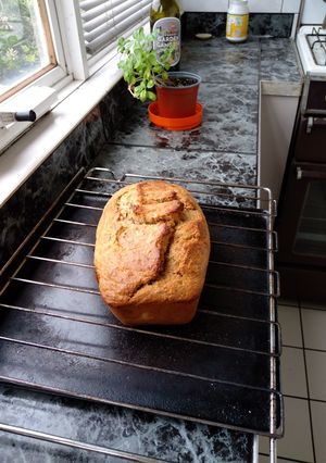 A picture of Spelt and Wholemeal Banana Cake.