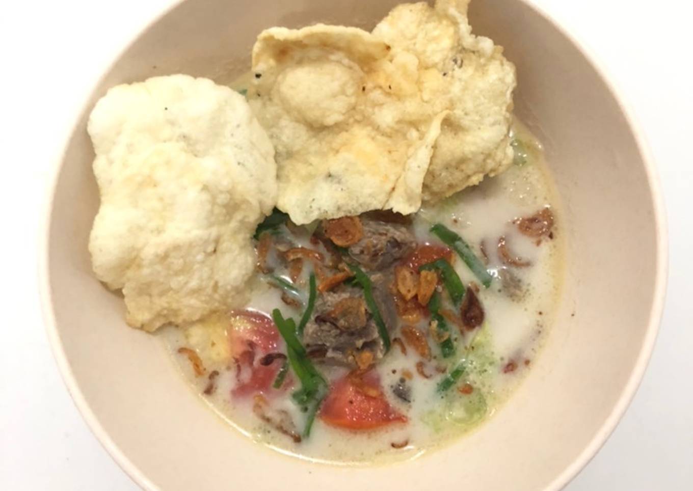 Soto betawi tanpa santan