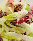 Salada de endívias e pera com nozes