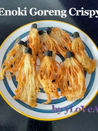 Langkah Mudah untuk Membuat Resep Enoki goreng crispy ala Mama Asi / yLoVeA yang Sempurna Anti Ribet, Bikin Ngiler