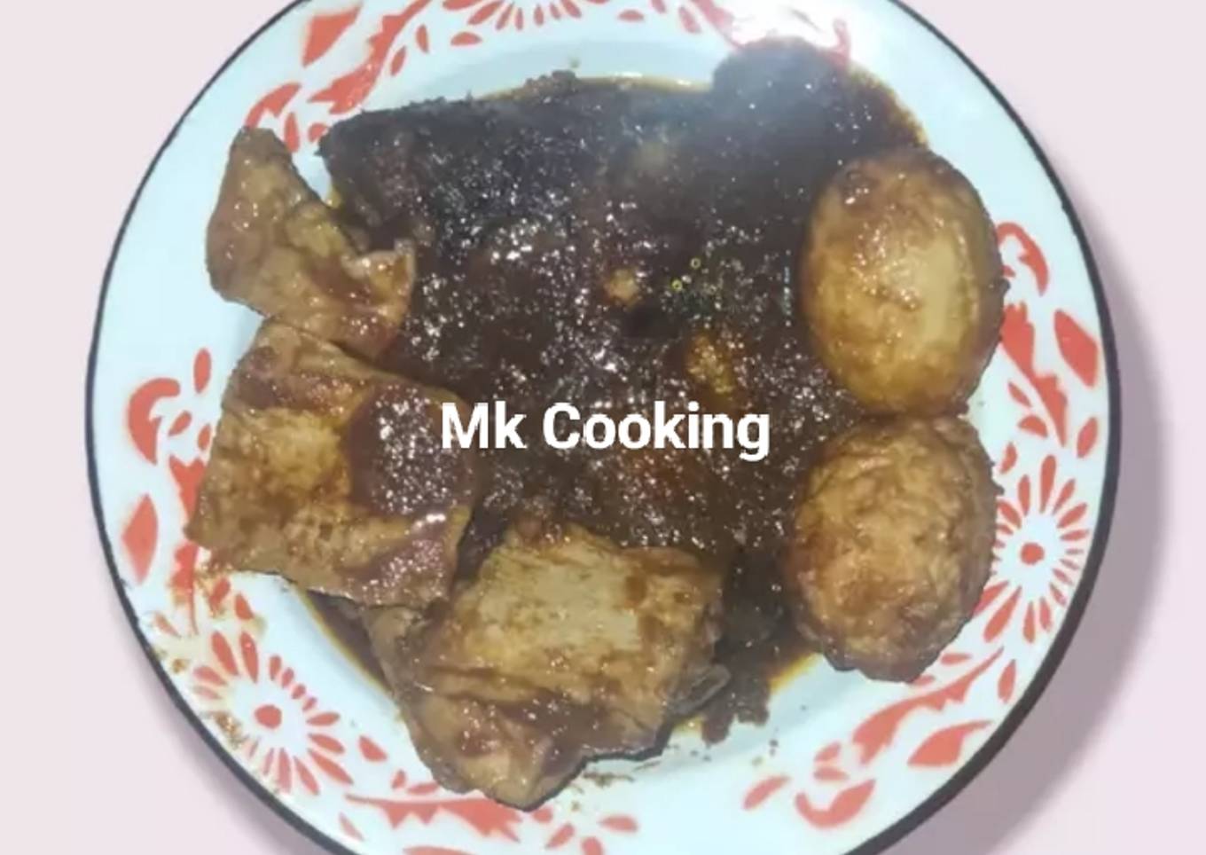 Tahu telor bali versi kecap
