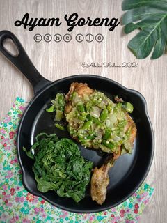 Foto resep Ayam Goreng Cabe Ijo