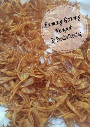 Foto resep Tips Bawang Goreng Renyah