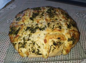Una foto de Pan de ajo con Queso