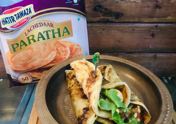 Roll paratha