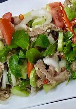 รูปของ ยำเนื้อย่าง#อาหารไทยง่ายๆ