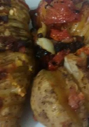 Una foto de Papas al horno