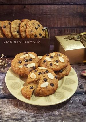 Foto resep Kukis Pisang kacang coklat