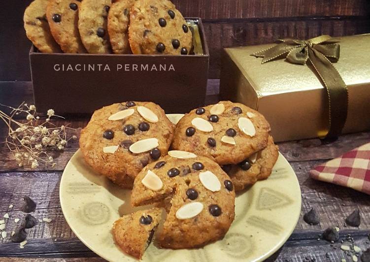 Kukis Pisang kacang coklat