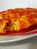 Panqueca de frango sem glúten e sem lactose