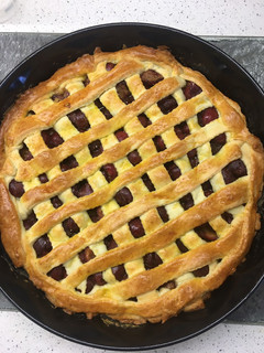 Cseresznyés pite recept fotója