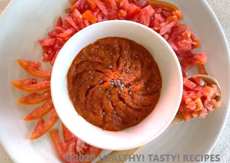 Recipe of Quick टमाटर की चटनी (Tomato Chutney recipe in Hindi)