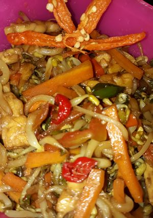 Foto resep Cah wortel tauge tempe seuhah'reunyah'ngeunah😉
