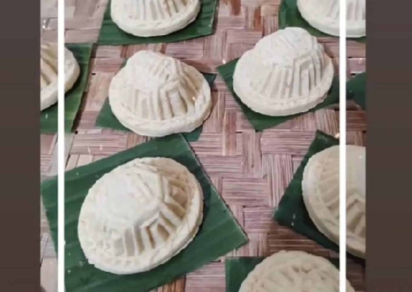 Kue Kuh / Angkuh Kue Tanpa Pewarna - Glutinous Green-Bean cake
