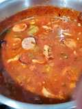 Smoked Duck, Crawfish, and Andouille Pork Sausage Cajun Gumbo (Surf, Turf, and Sky)