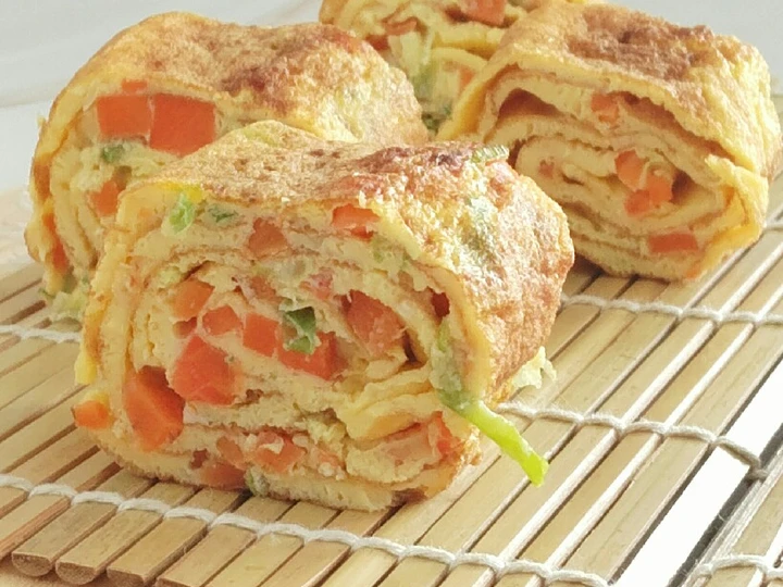 Cara Gampang Membikin Resep Gyeran-mari (계란말이) ~ Telur Dadar Gulung Korea yang Lezat Sekali Anti Ribet, Bikin Ngiler