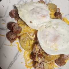 Una foto de Desayuno rico