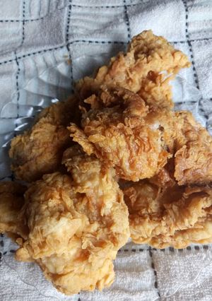 Foto resep Ayam tepung kriuk anti gagal (ayam kfc)