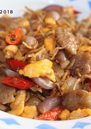 Foto resep Tumis bawang, teri, telur & bakso