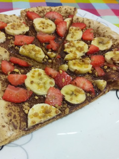 Una foto de Pizza dulce