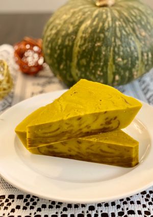 Foto resep Puding Marble Labu Kuning (Lowcarb) 😋