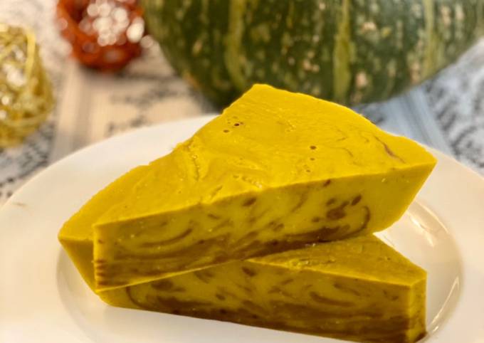 Puding Marble Labu Kuning (Lowcarb) 