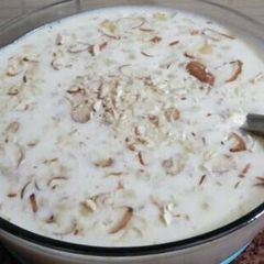 A picture of Sabu dana kheer.
