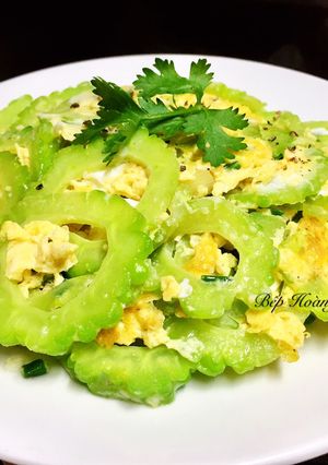 Hình của món Khổ Qua Xào Trứng.