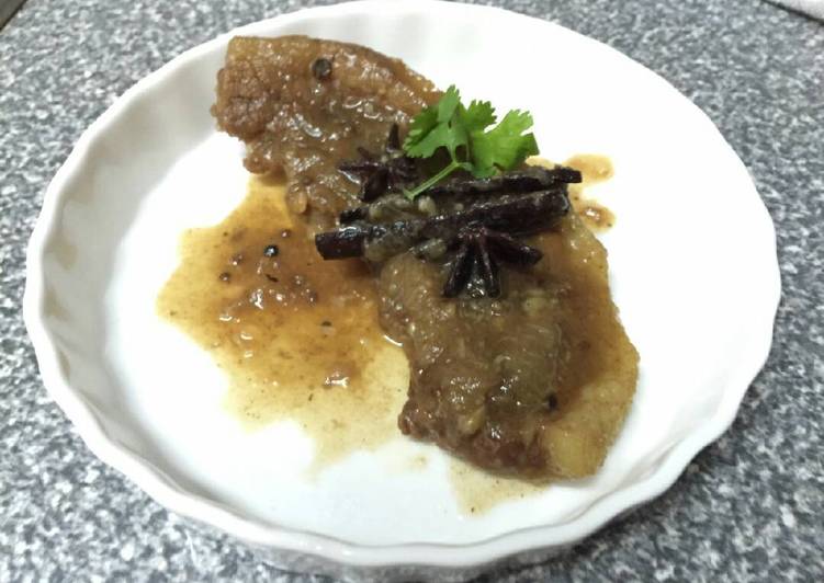 Beef Brisket in Chinese 5 spice sauce