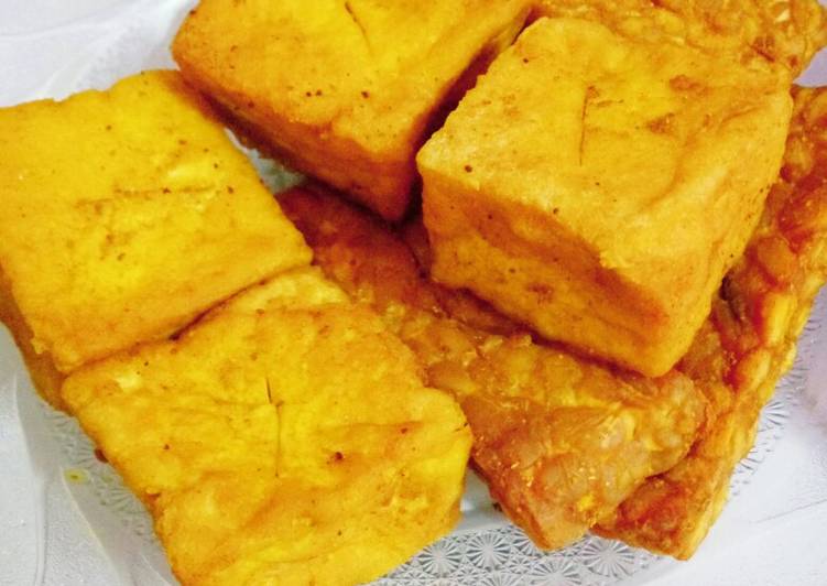 Resep Tempe Tahu Goreng Ala2 tukang Pecel😝 Anti Gagal