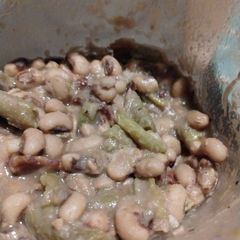 A picture of Green Beans and Black Eyed Peas GF DF.