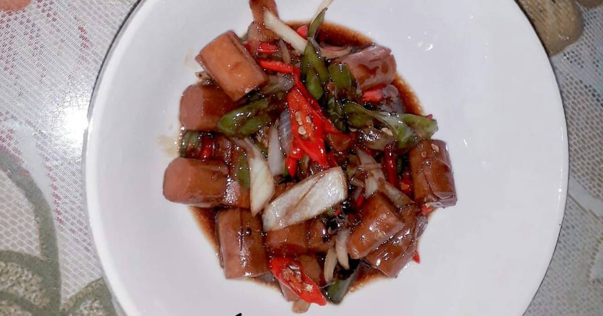 Resep Sosis Saus Lada Hitam Oleh Nidarudi Cookpad