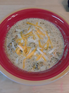 A picture of Broccoli Cheese Soup - Slow Cooker.