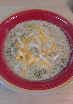 A picture of Broccoli Cheese Soup - Slow Cooker.
